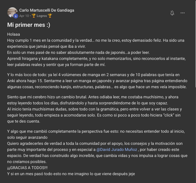 Testimonio Carlo Martuscelli