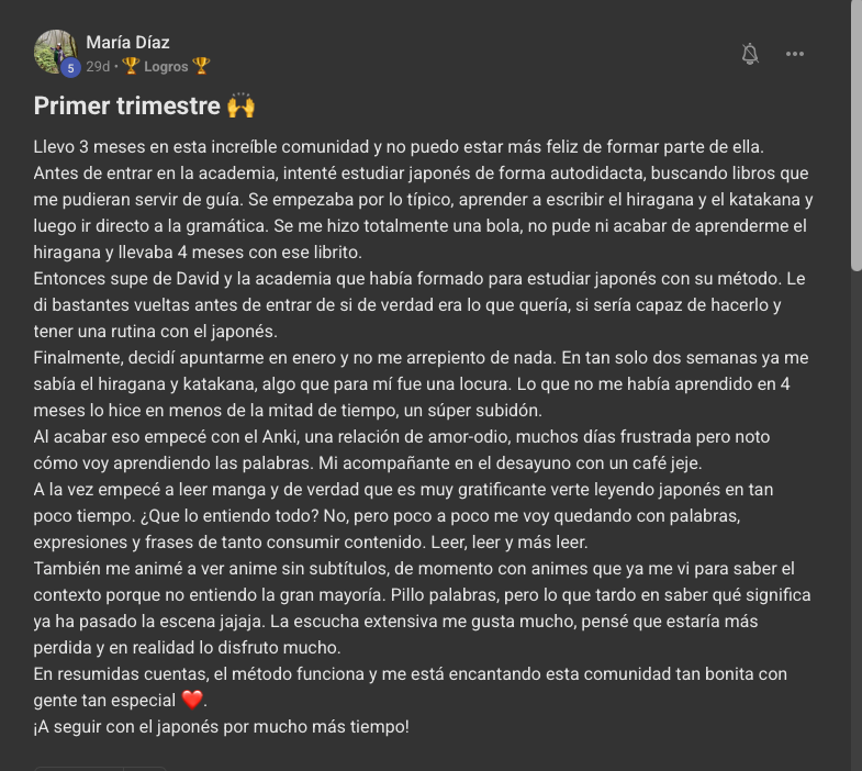 Testimonio María Díaz