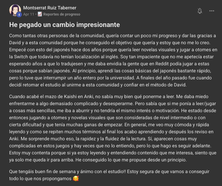 Testimonio Montserrat Ruiz